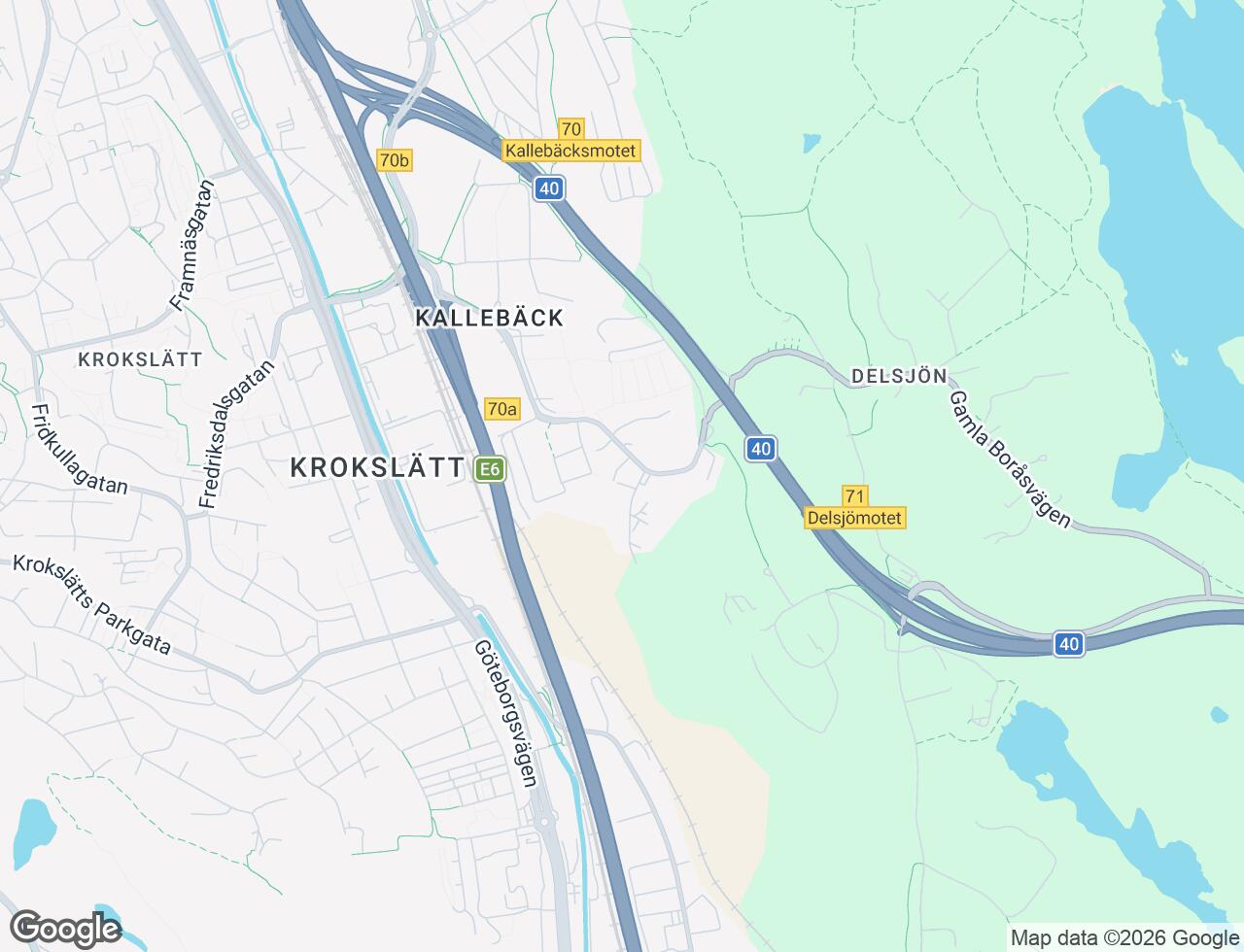 Karta över Filmjölksgatan 6 i 78 Göteborg