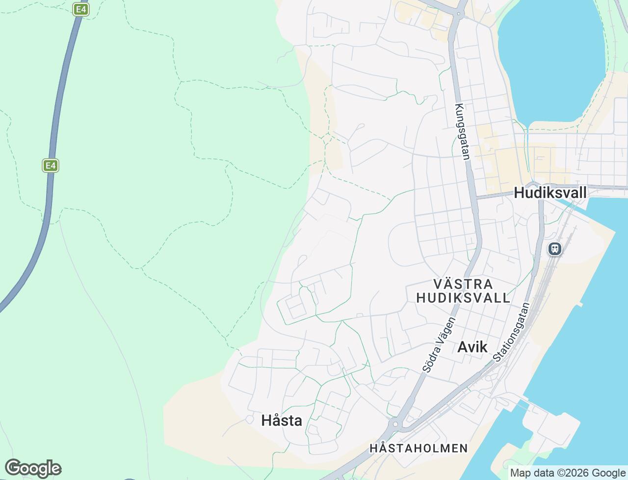 Karta över Mariboplan 5 i 39 Hudiksvall