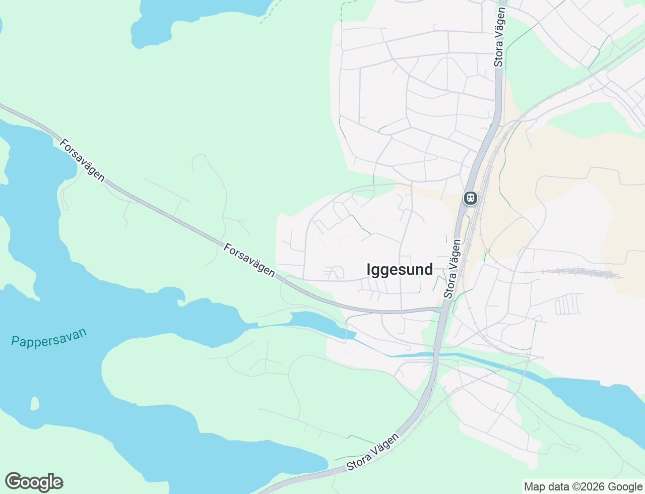 Karta över Safirgränd 16 i 31 Iggesund