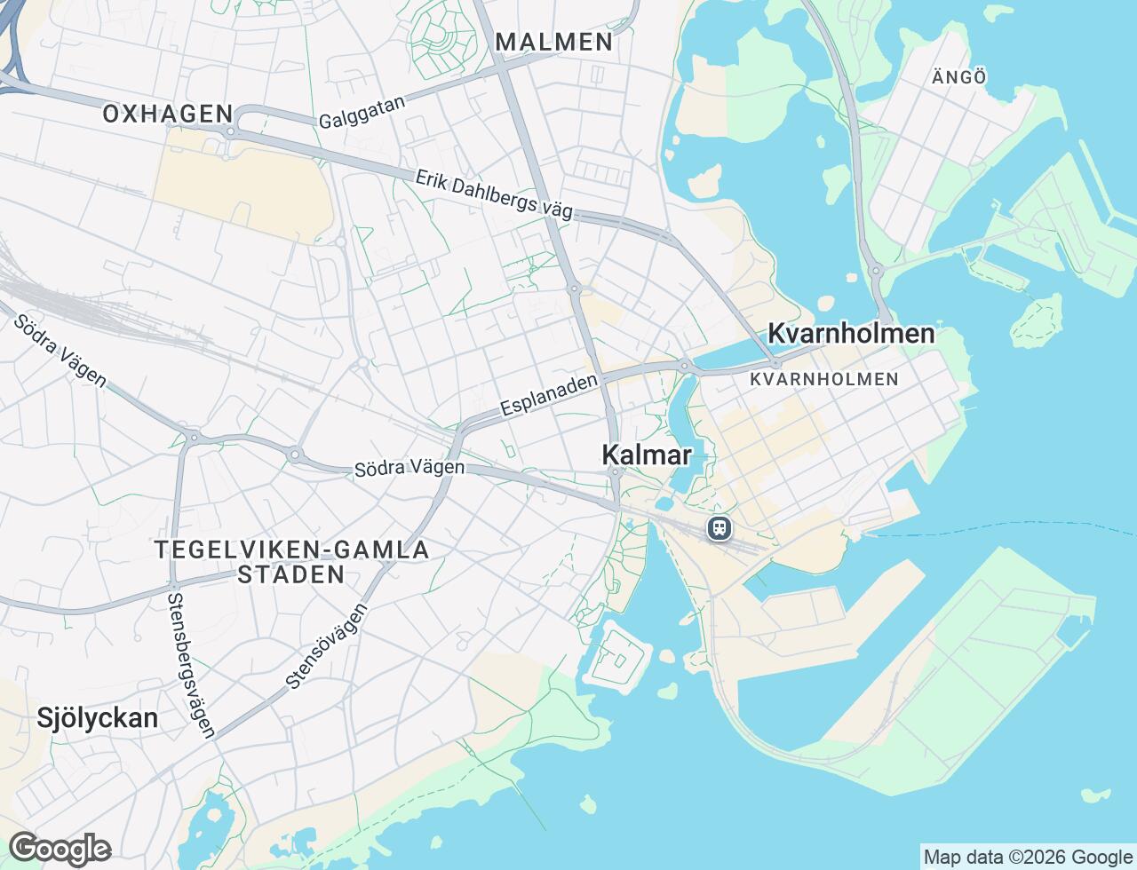 Karta över Unionsgatan 10 i 53 Kalmar