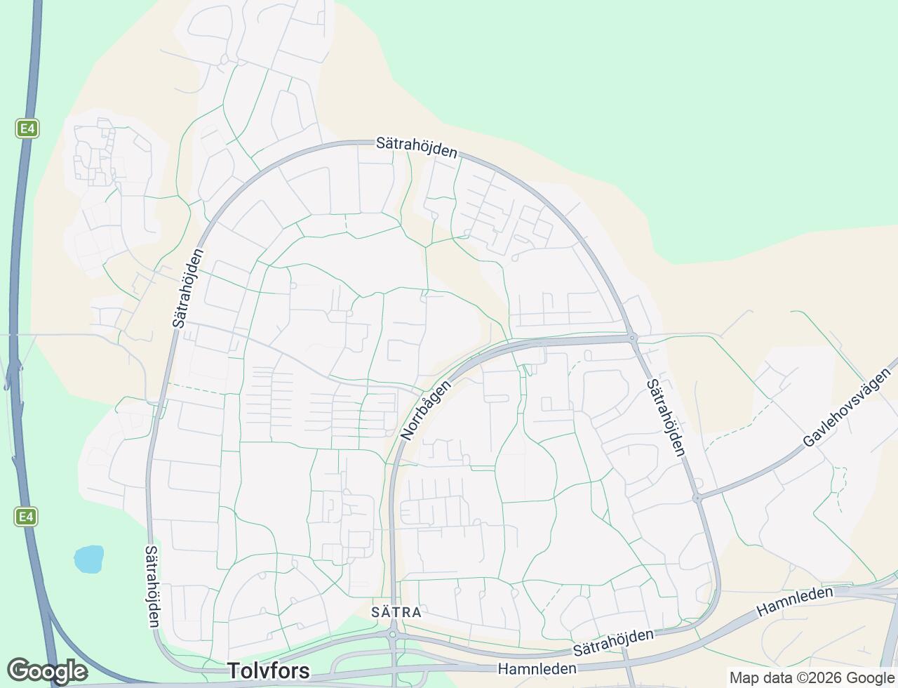 Karta över Norrbågen 23 i 34 Gävle