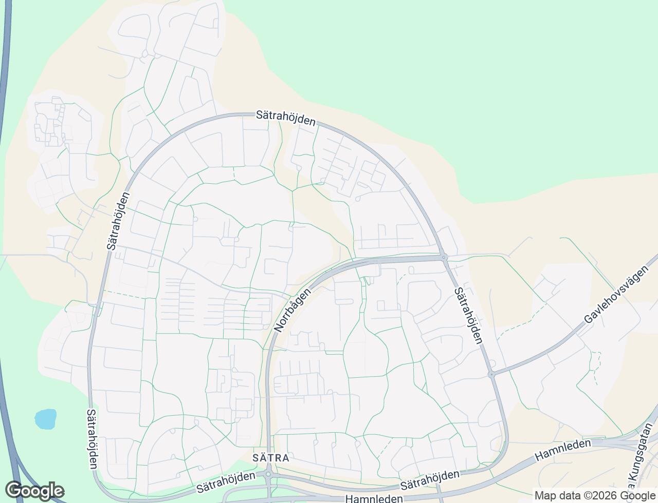 Karta över Norrbågen 27 i 34 Gävle