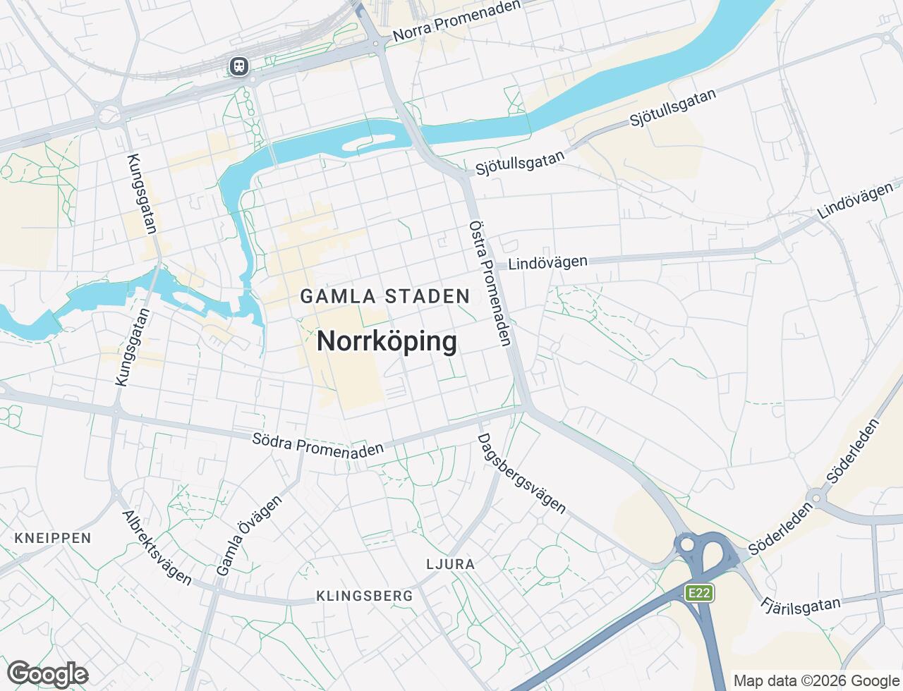 Karta över Sankt Persgatan 139M i 30 Norrköping