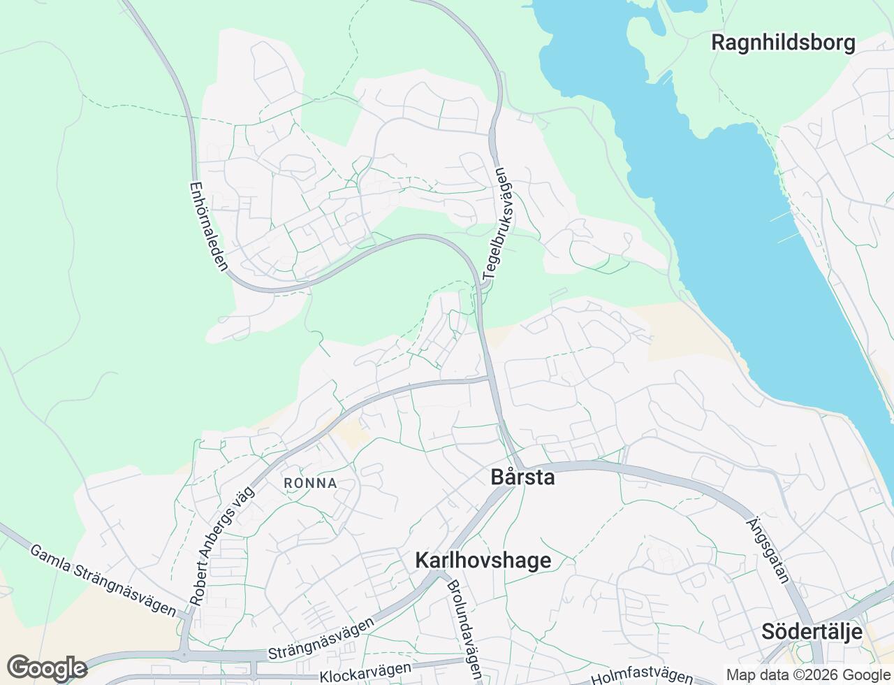 Karta över Lövängsvägen 7 i 53 Södertälje