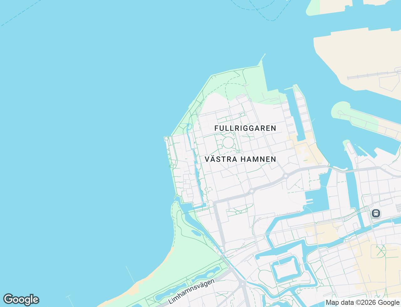Karta över Västra Varvsgatan 42D i 15 Malmö