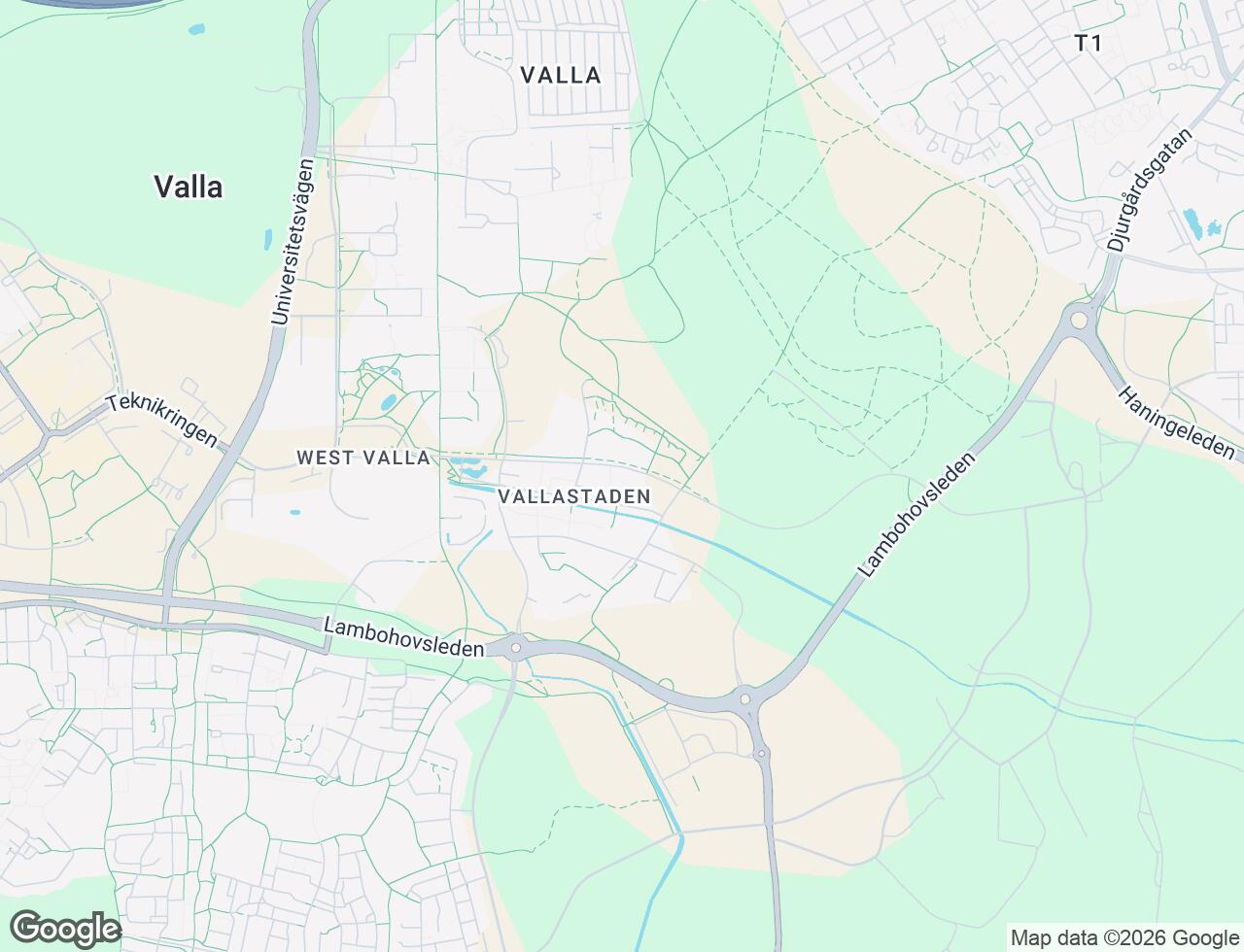 Karta över Kunskapslänken 106 i 27 Linköping