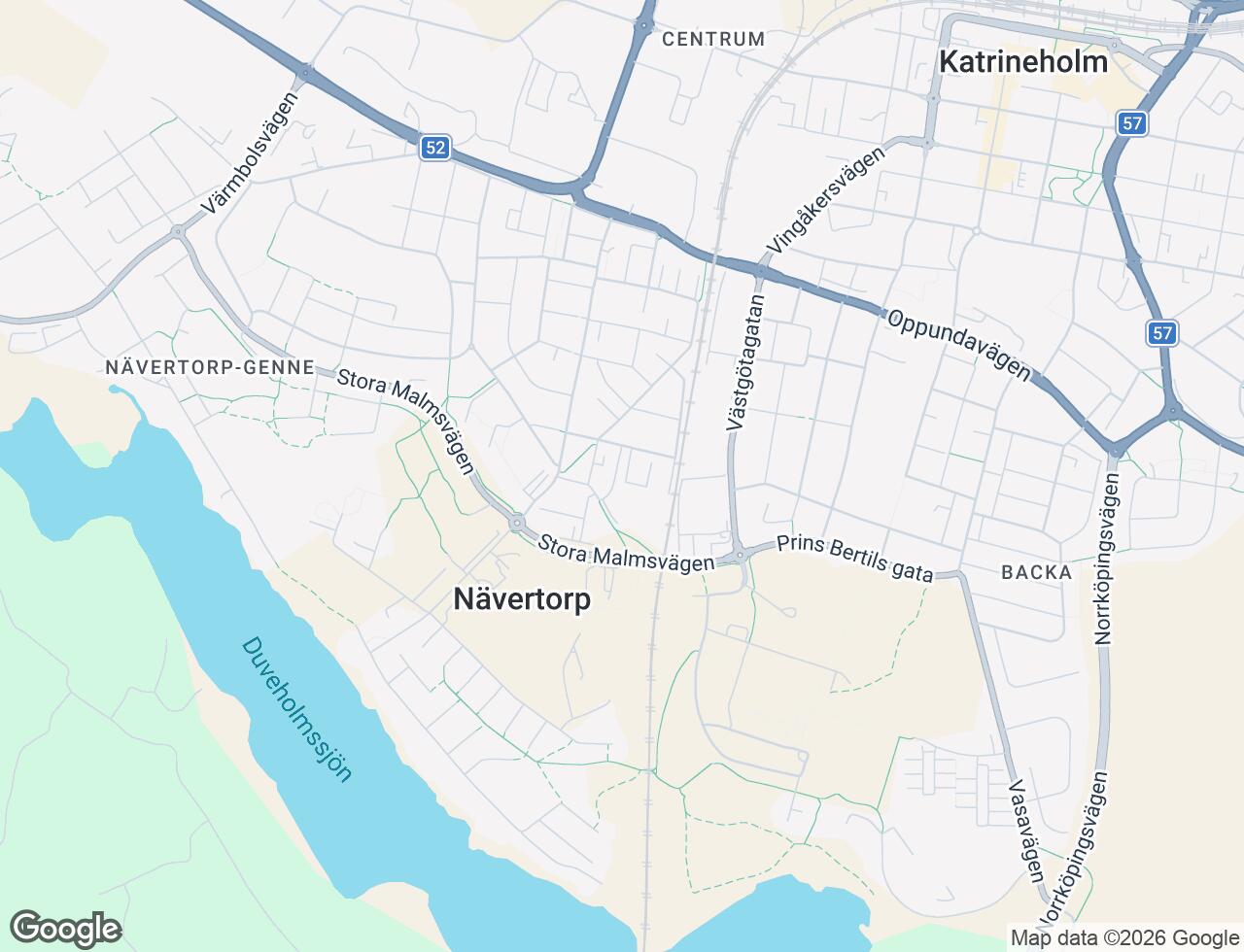 Karta över Tulpanvägen 3A i 50 Katrineholm