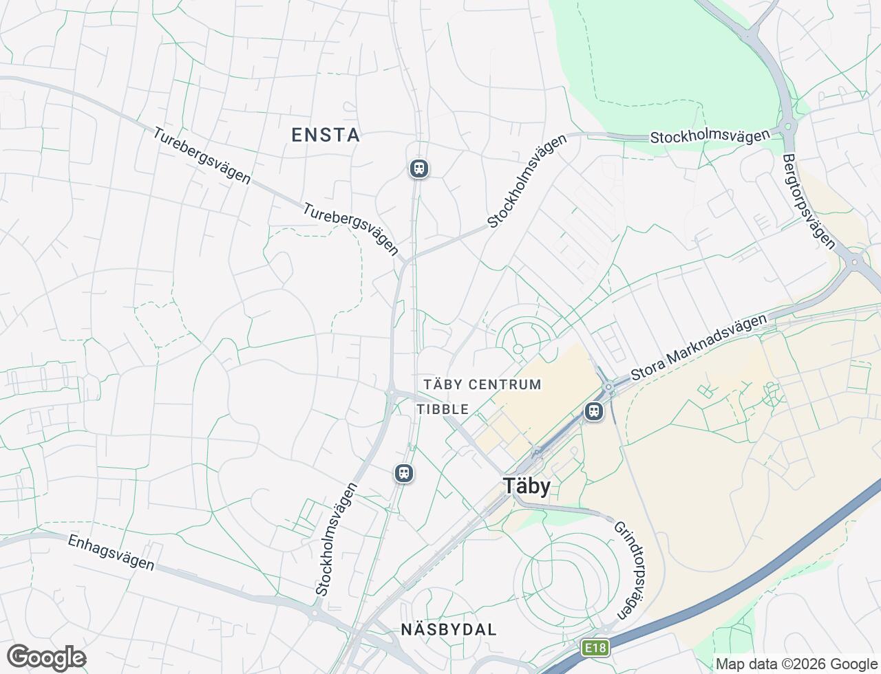 Karta över Värmevägen 2 i 36 Täby