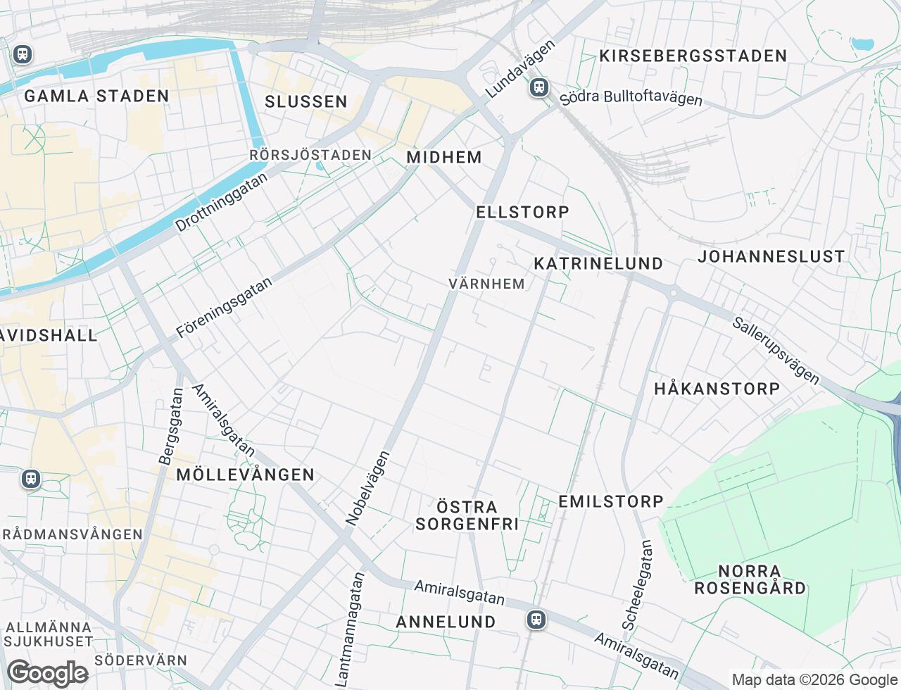 Karta över Industrigatan 9G i 53 Malmö