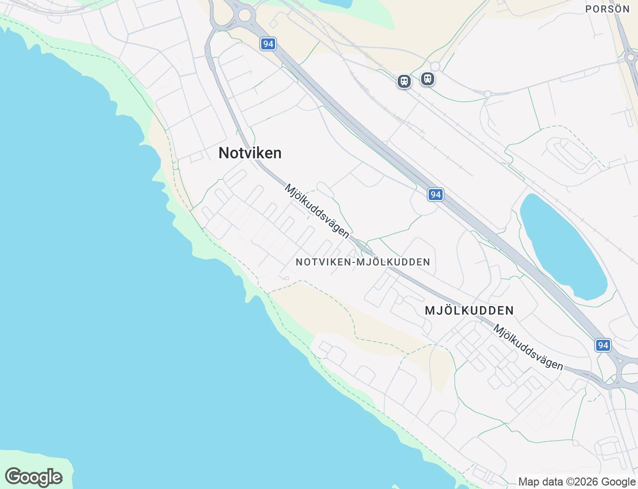 Karta över Tunastigen 18 i 44 Luleå