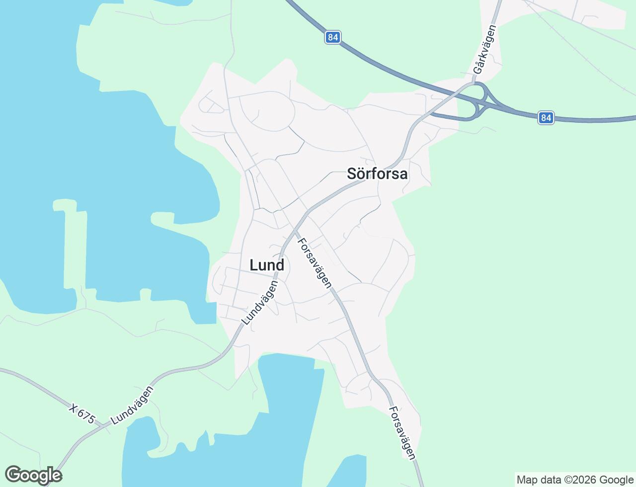 Karta över Backavägen 2B i 60 Forsa