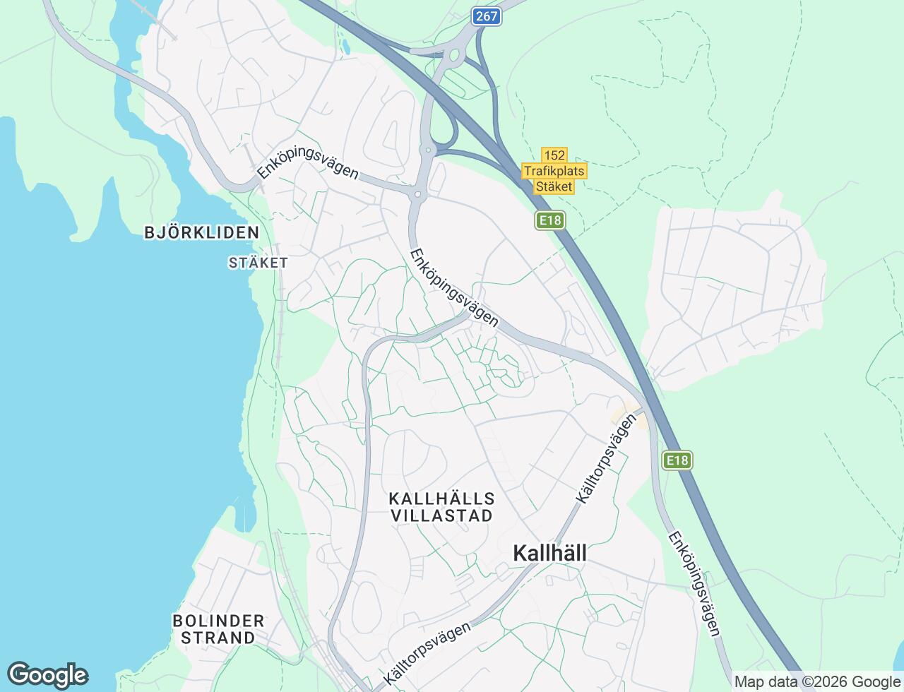 Karta över Cylindergränd 9 i 75 Järfälla