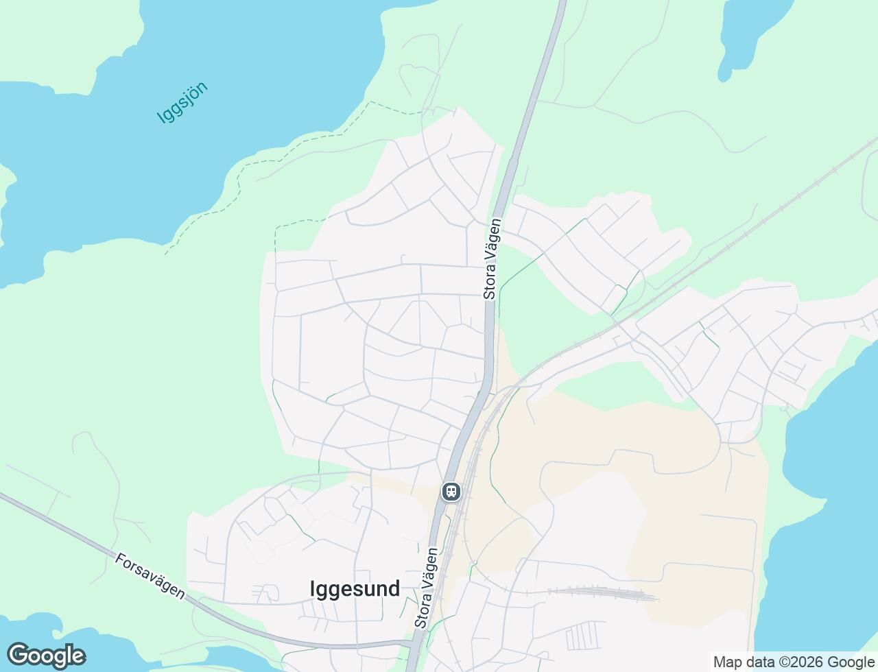 Karta över Torggatan 12 i 31 Iggesund