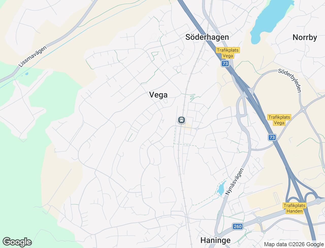 Karta över Vardövägen 51 i 57 Vega