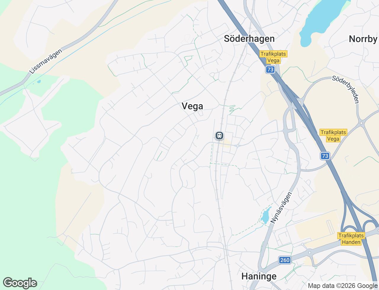 Karta över Vardövägen 48D i 57 Vega
