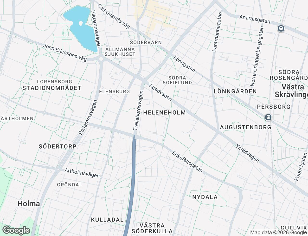 Karta över Fosievägen 27A i 31 Malmö