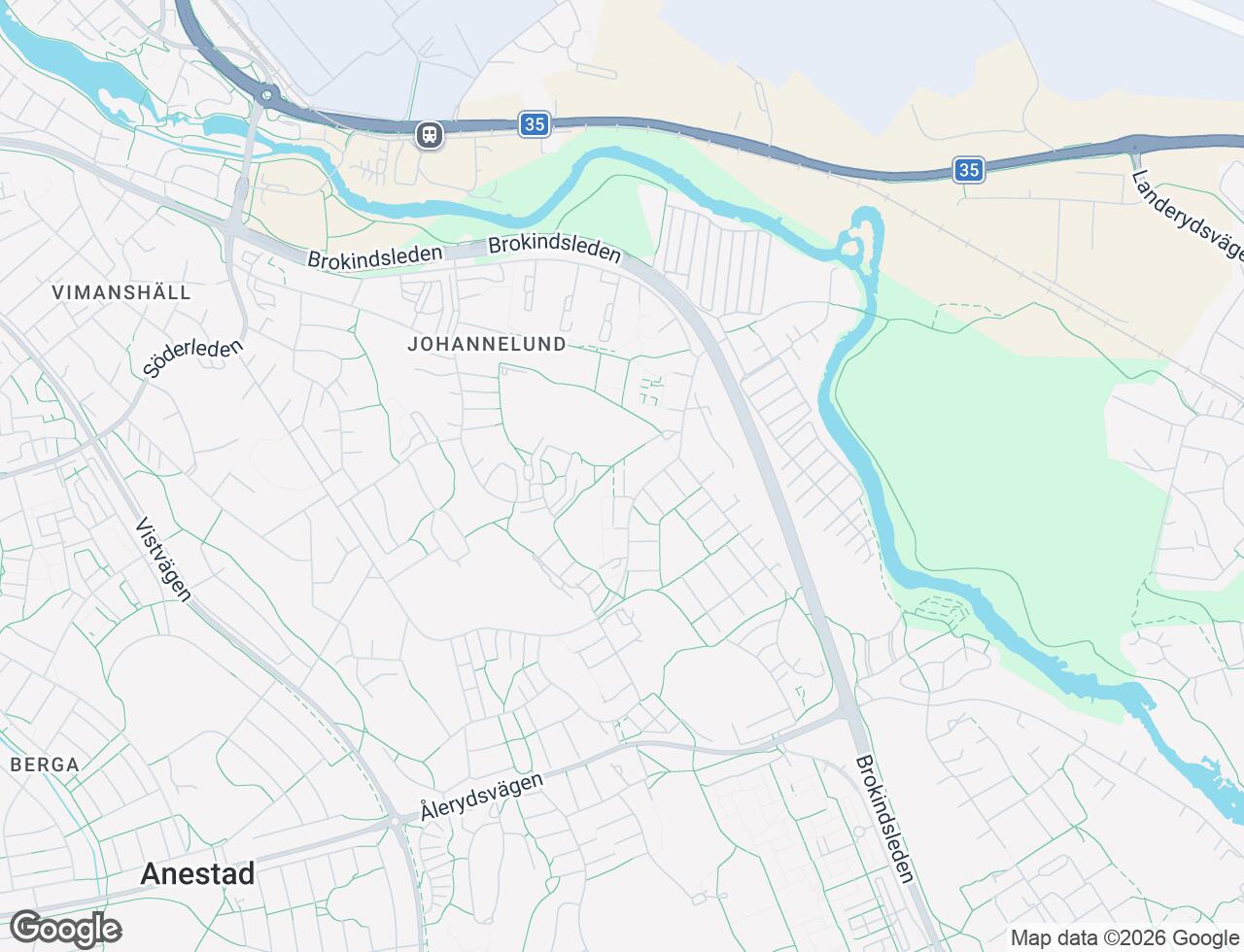 Karta över Skogsgatan 97 i 23 Linköping