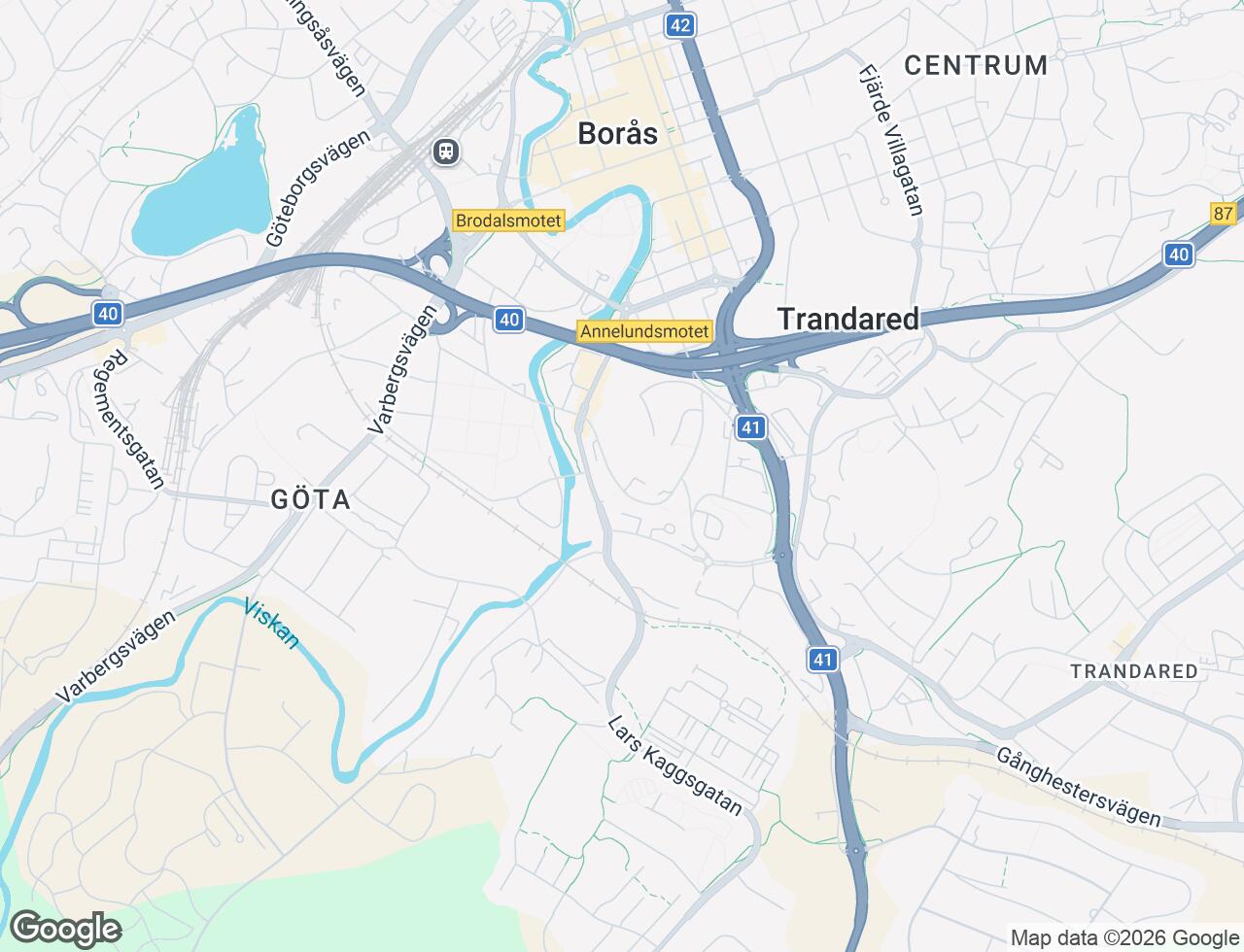 Karta över Kellgrensgatan 28 i 34 Borås