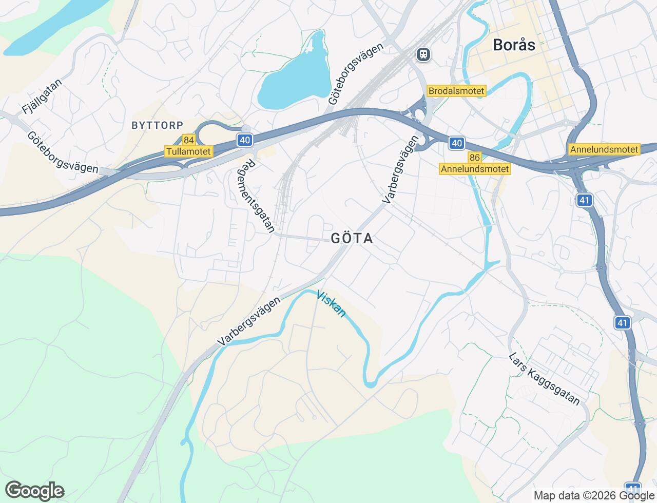 Karta över Majorsgatan 2B i 31 Borås