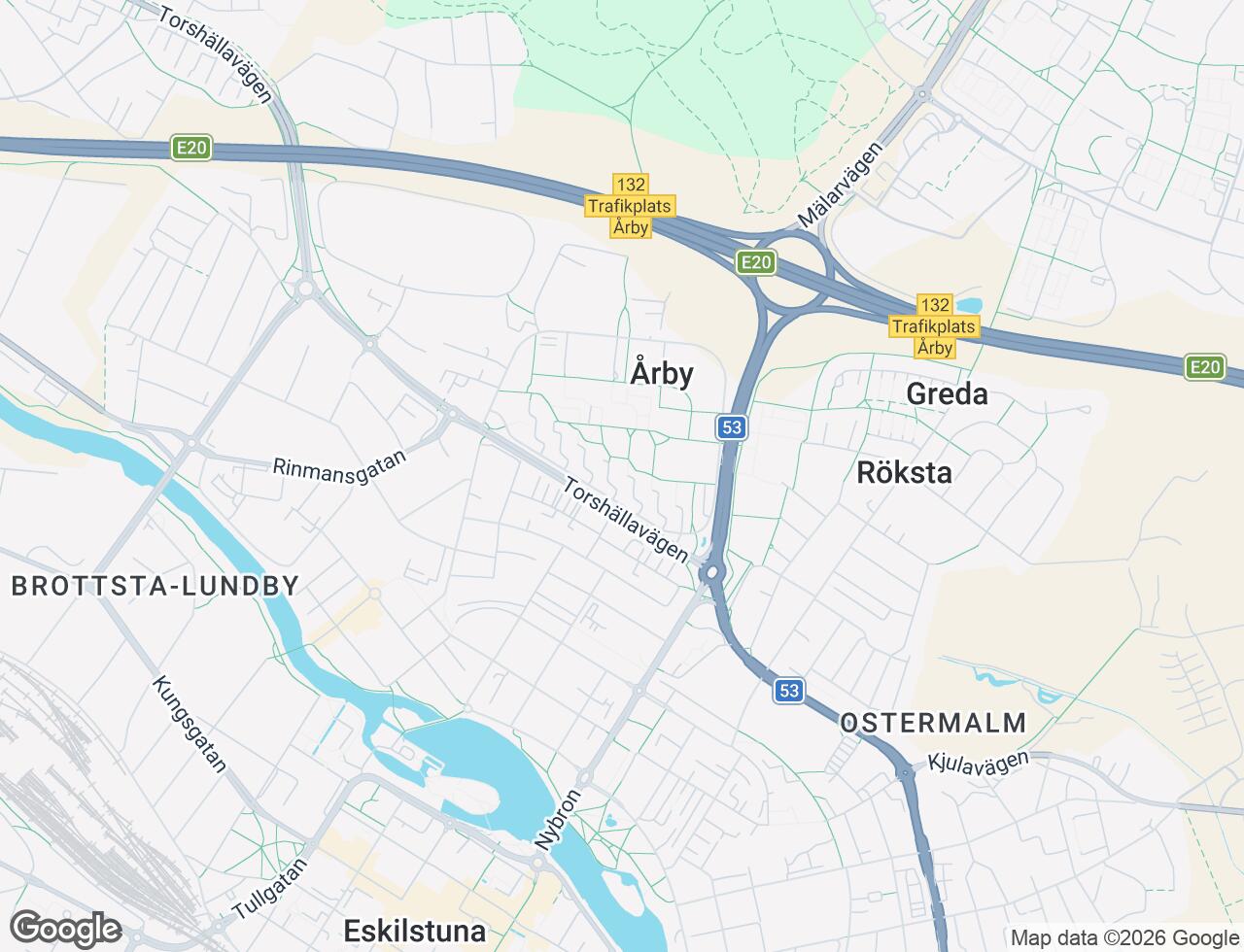 Karta över Fristadsgatan 6C i 45 Eskilstuna