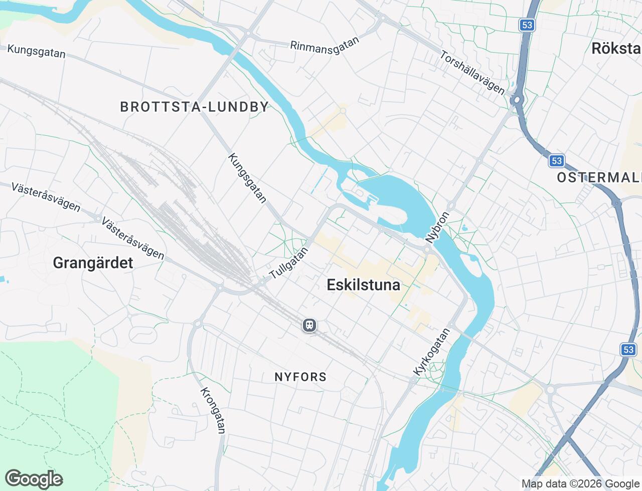 Karta över Kungsgatan 46B i 17 Eskilstuna