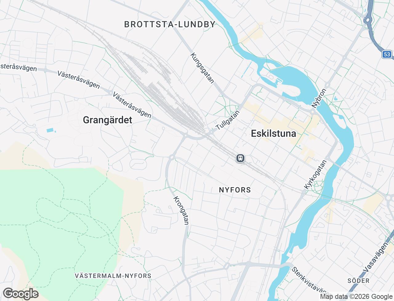 Karta över Källgatan 3 i 26 Eskilstuna