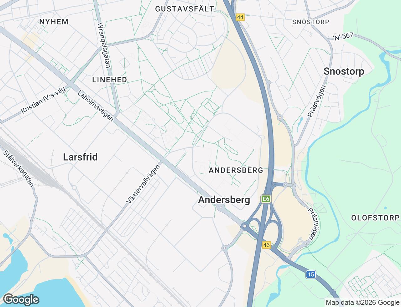 Karta över Grönevångs Torg 1 i 55 Halmstad