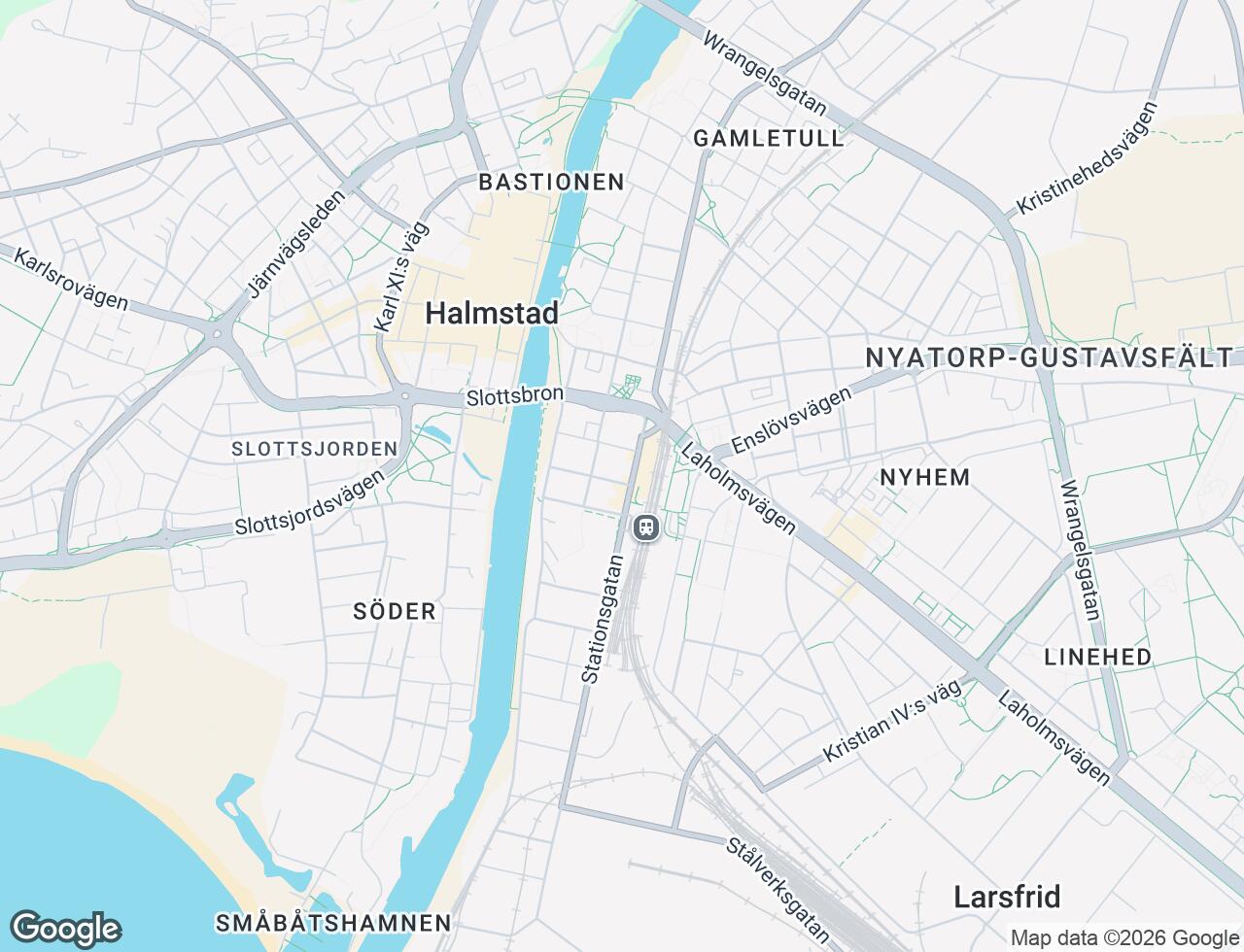 Karta över Kaptensgatan 11B i 45 Halmstad