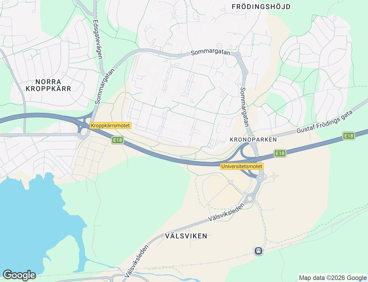 Karta över Fagottgatan 6 i 33 Karlstad