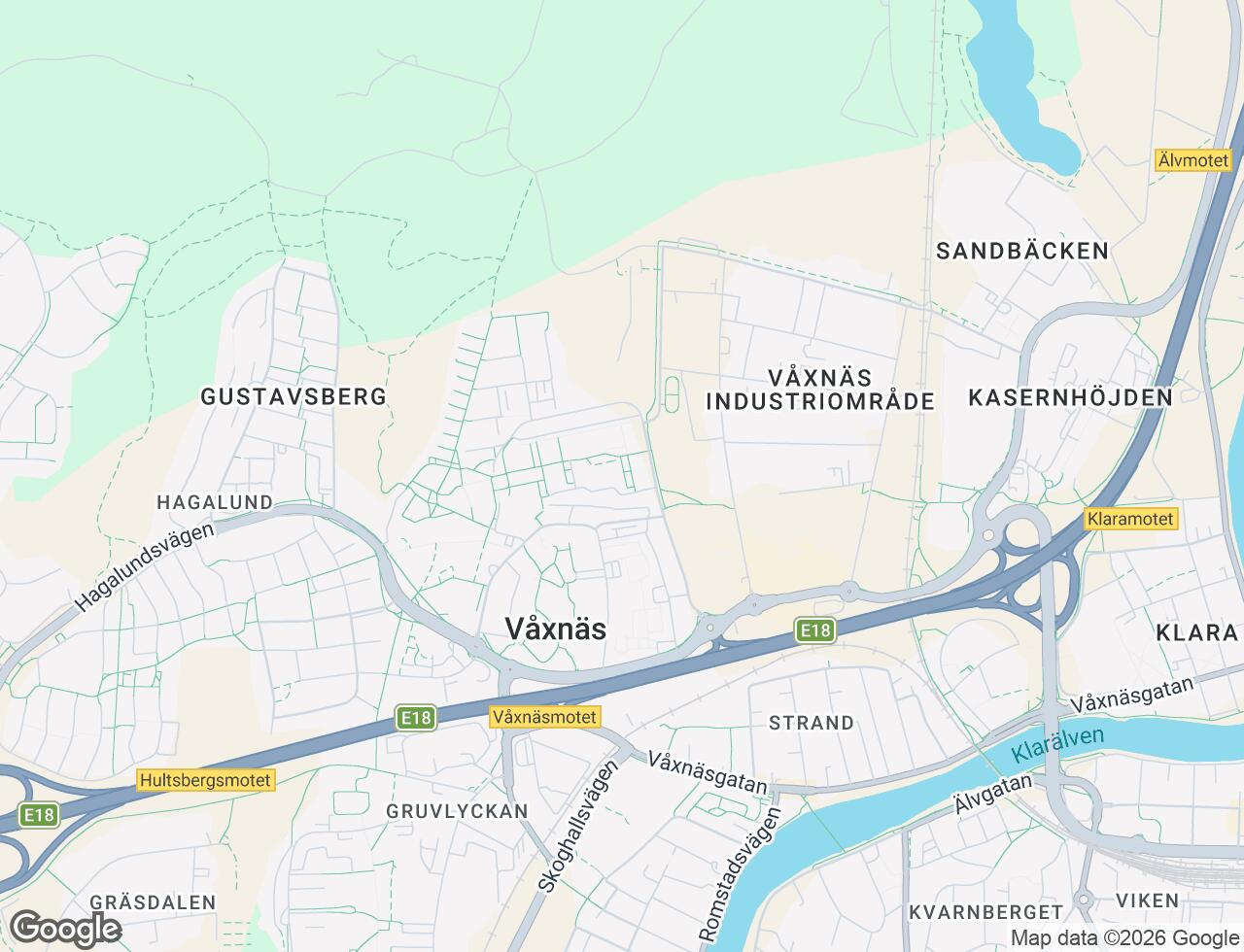 Karta över Karmgatan 11 i 47 Karlstad