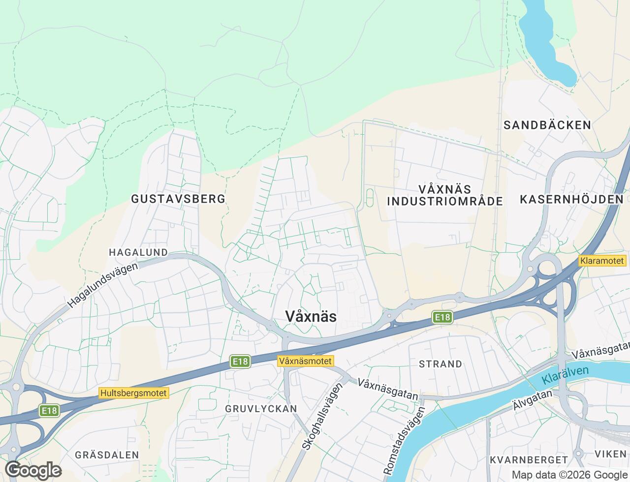 Karta över Karmgatan 35 i 47 Karlstad