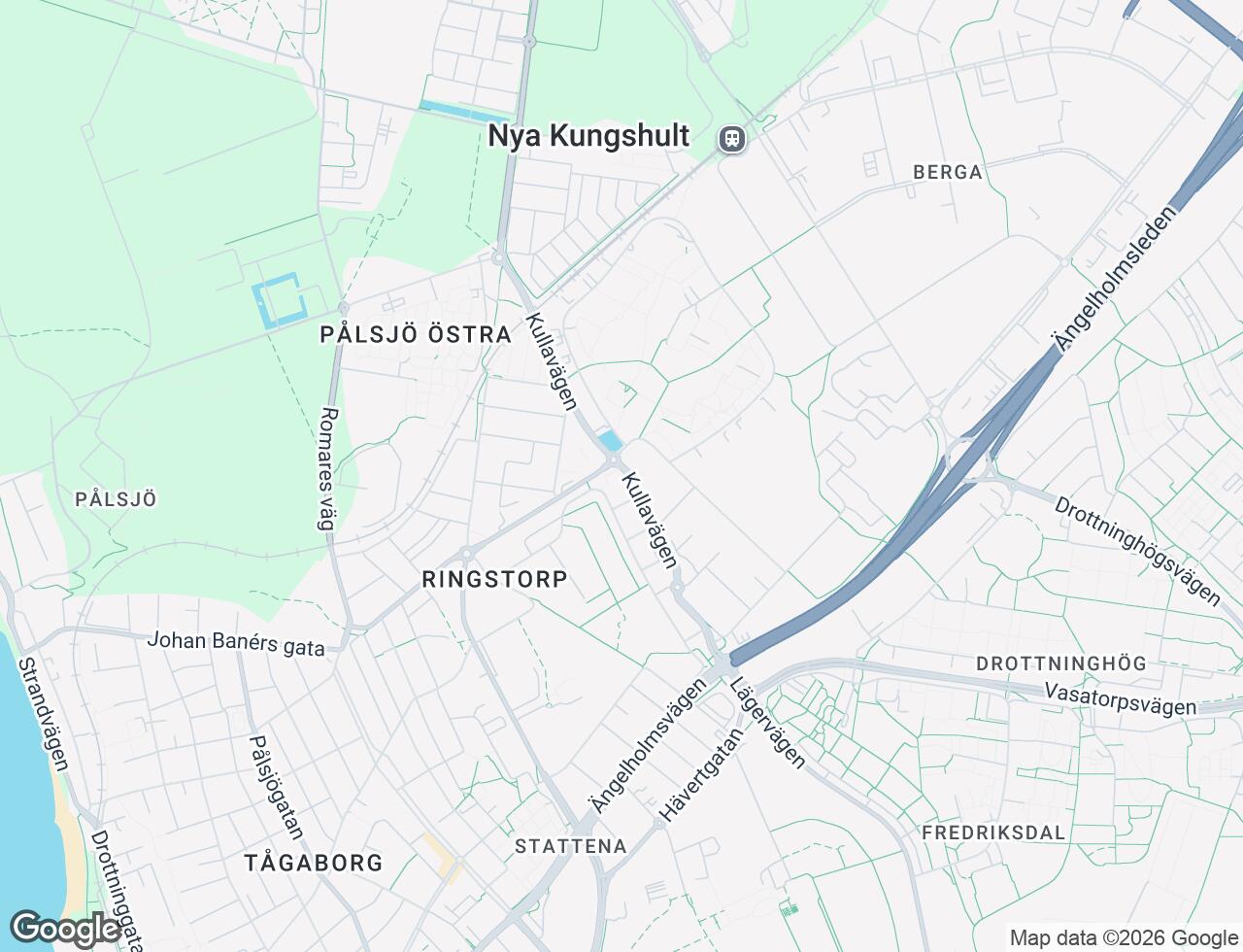 Karta över Kullavägen 67 i 52 Helsingborg