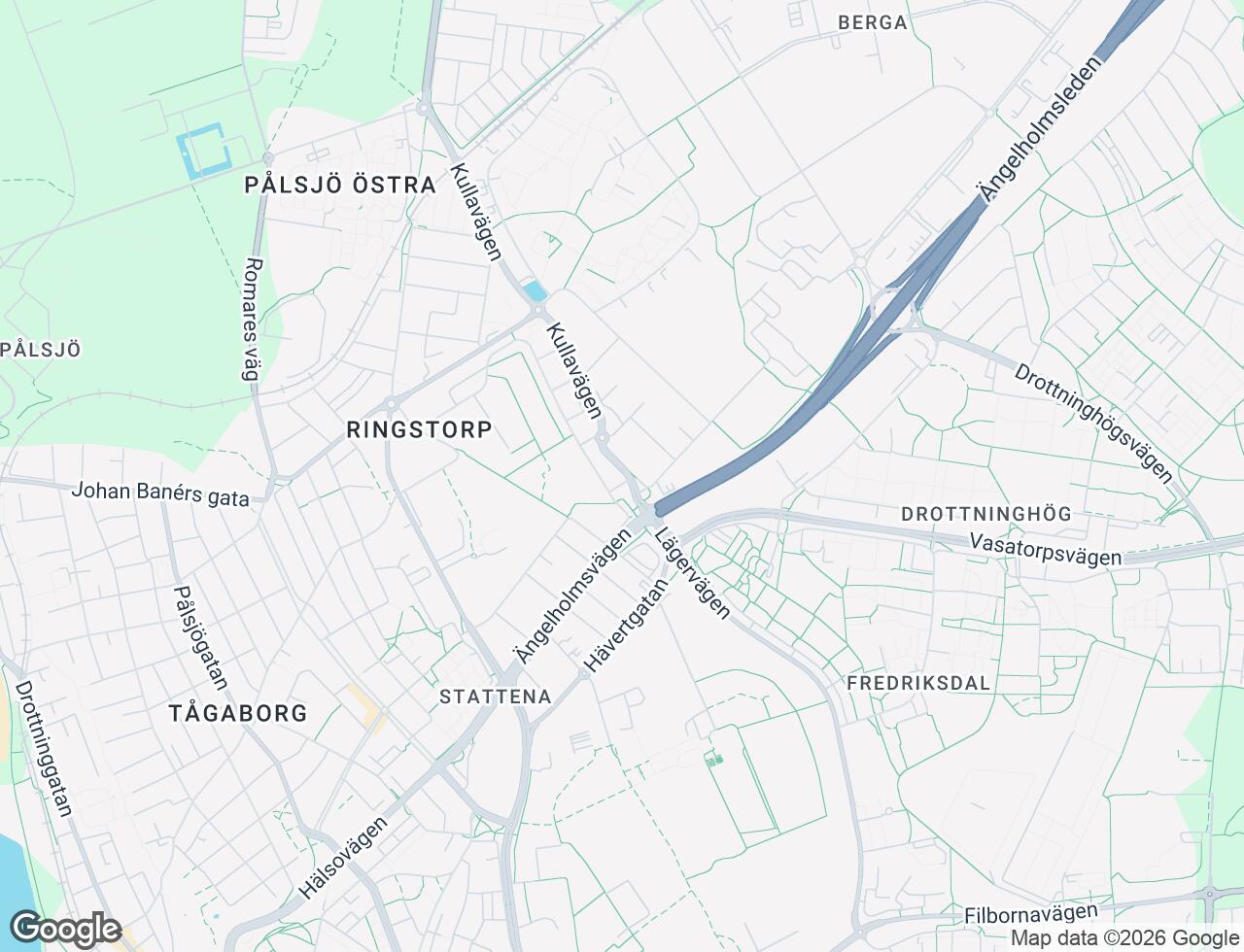 Karta över Kurirgatan 57 i 52 Helsingborg