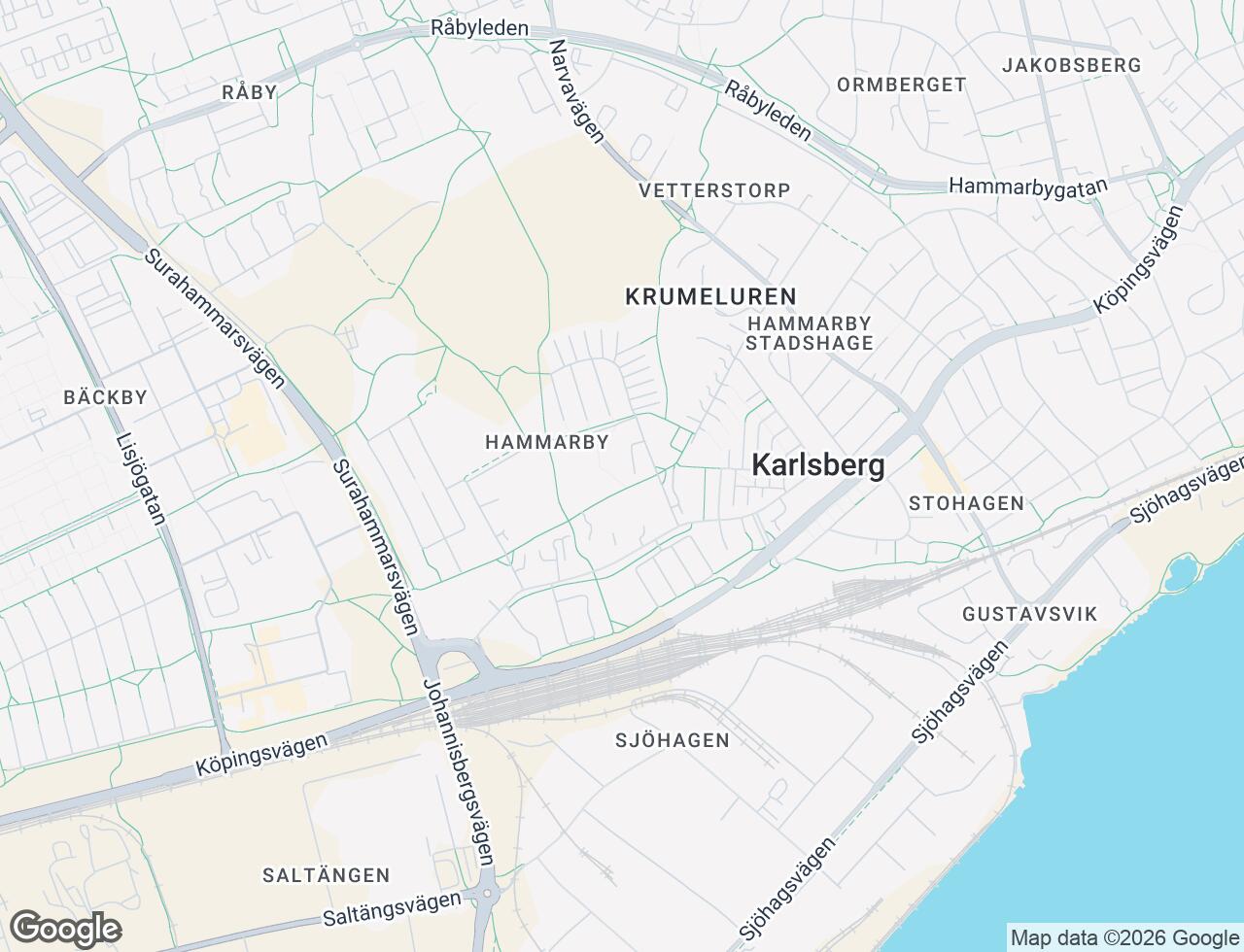 Karta över Liegatan 13 i 67 Västerås