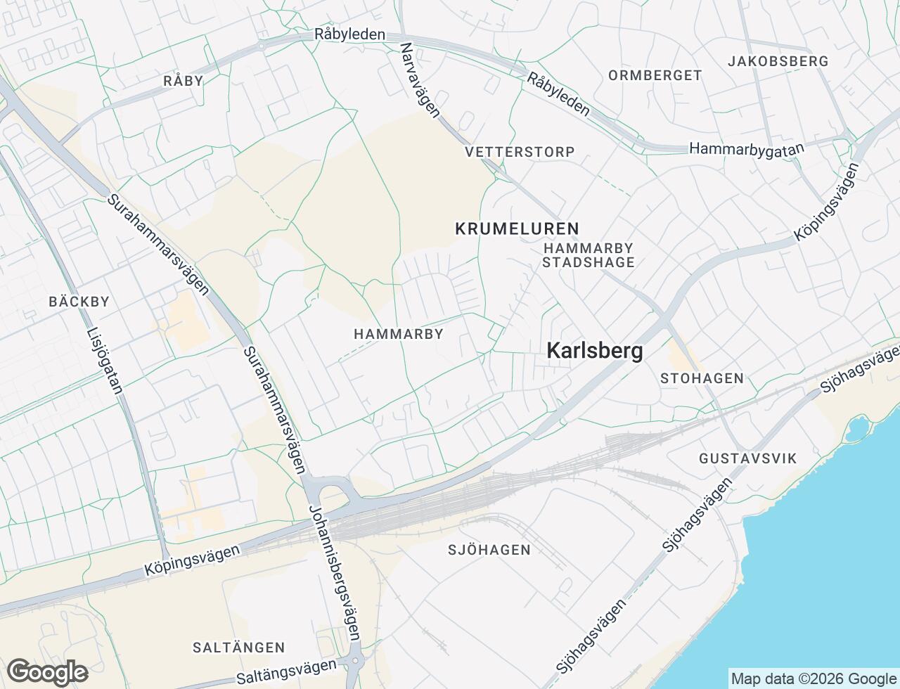 Karta över Liegatan 17 i 67 Västerås