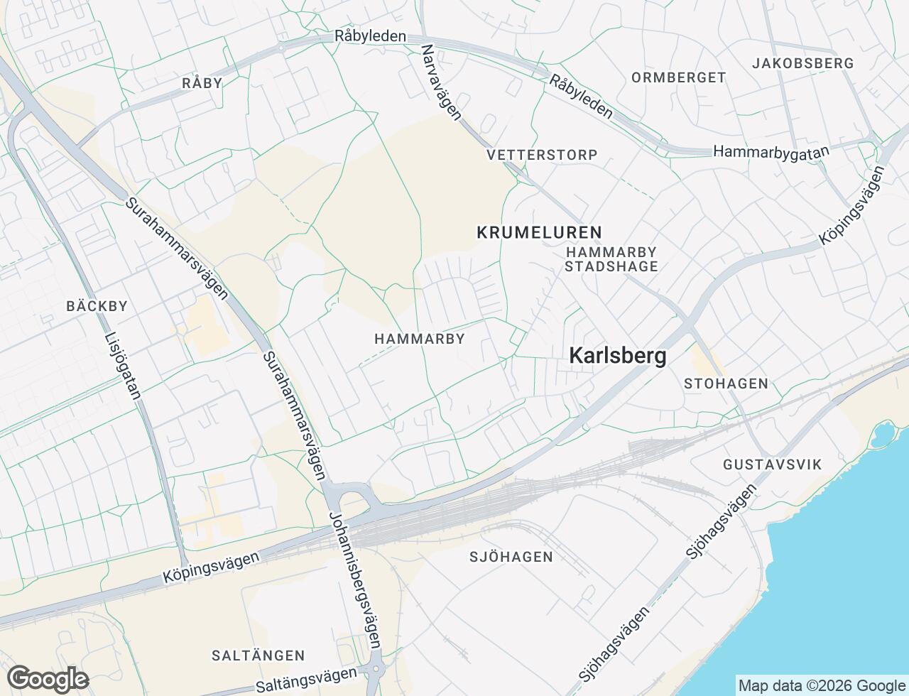 Karta över Liegatan 21a i 67 Västerås