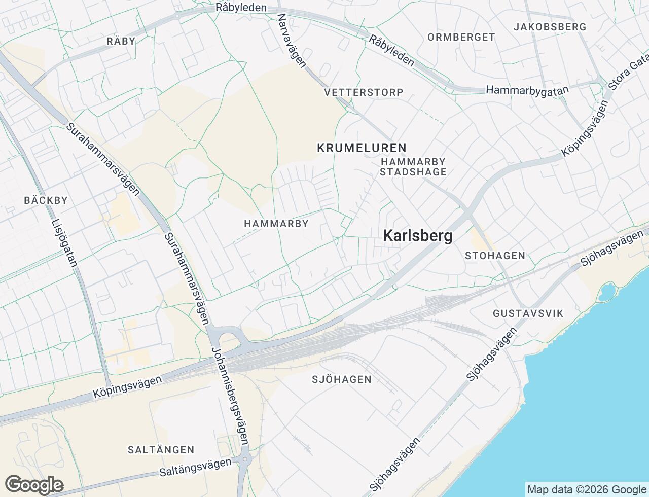 Karta över Liegatan 7 i 67 Västerås