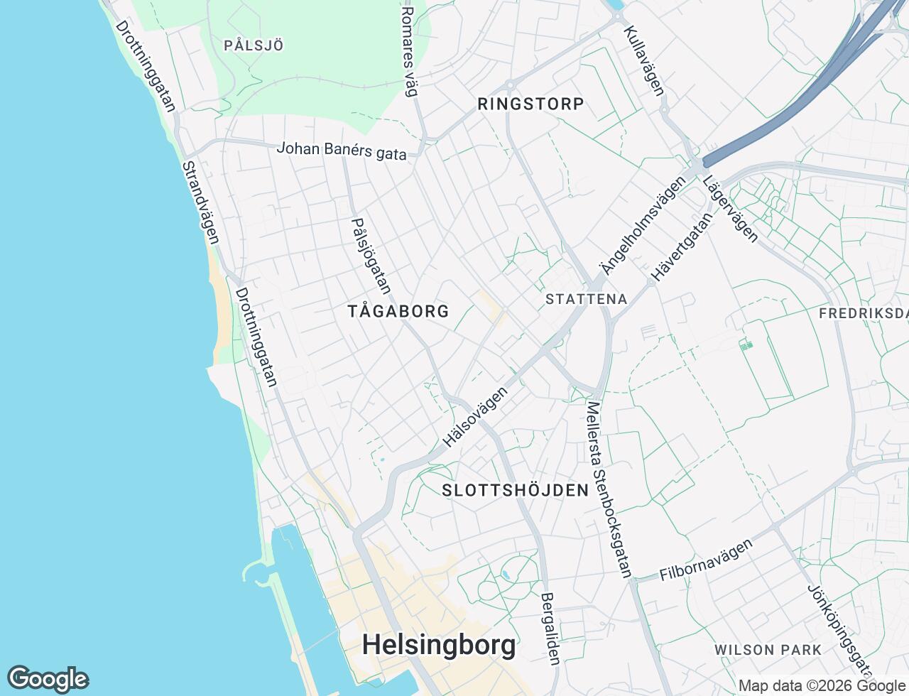 Karta över Föreningsgatan 37 i 31 Helsingborg