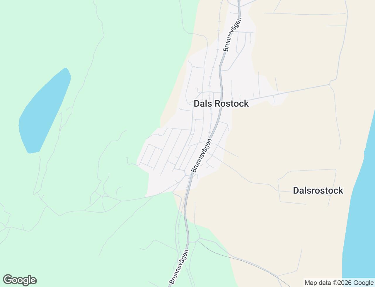 Karta över Karolinervägen 48B i 50 Dals Rostock