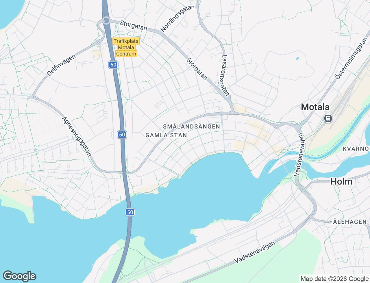 Karta över Timmermansgatan 7 i 27 Motala