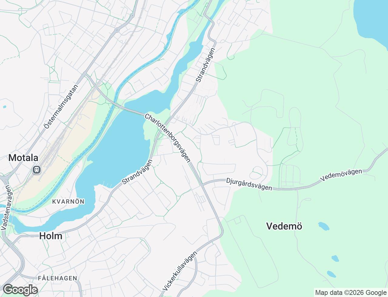 Karta över Lustigkullevägen 16C i 47 Motala