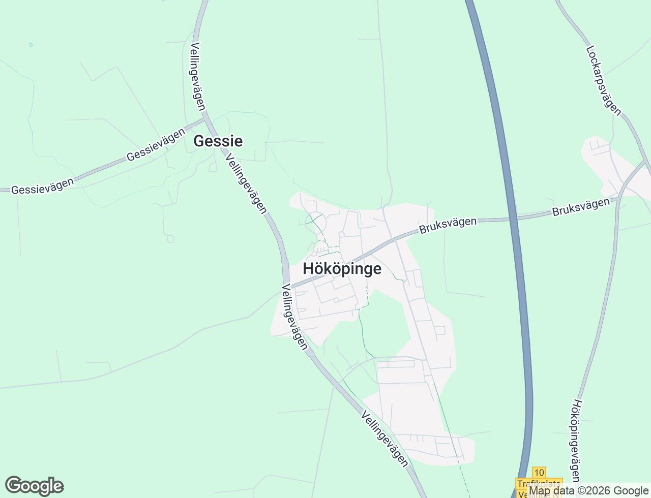 Karta över Bruksparken 9 i 42 Vellinge