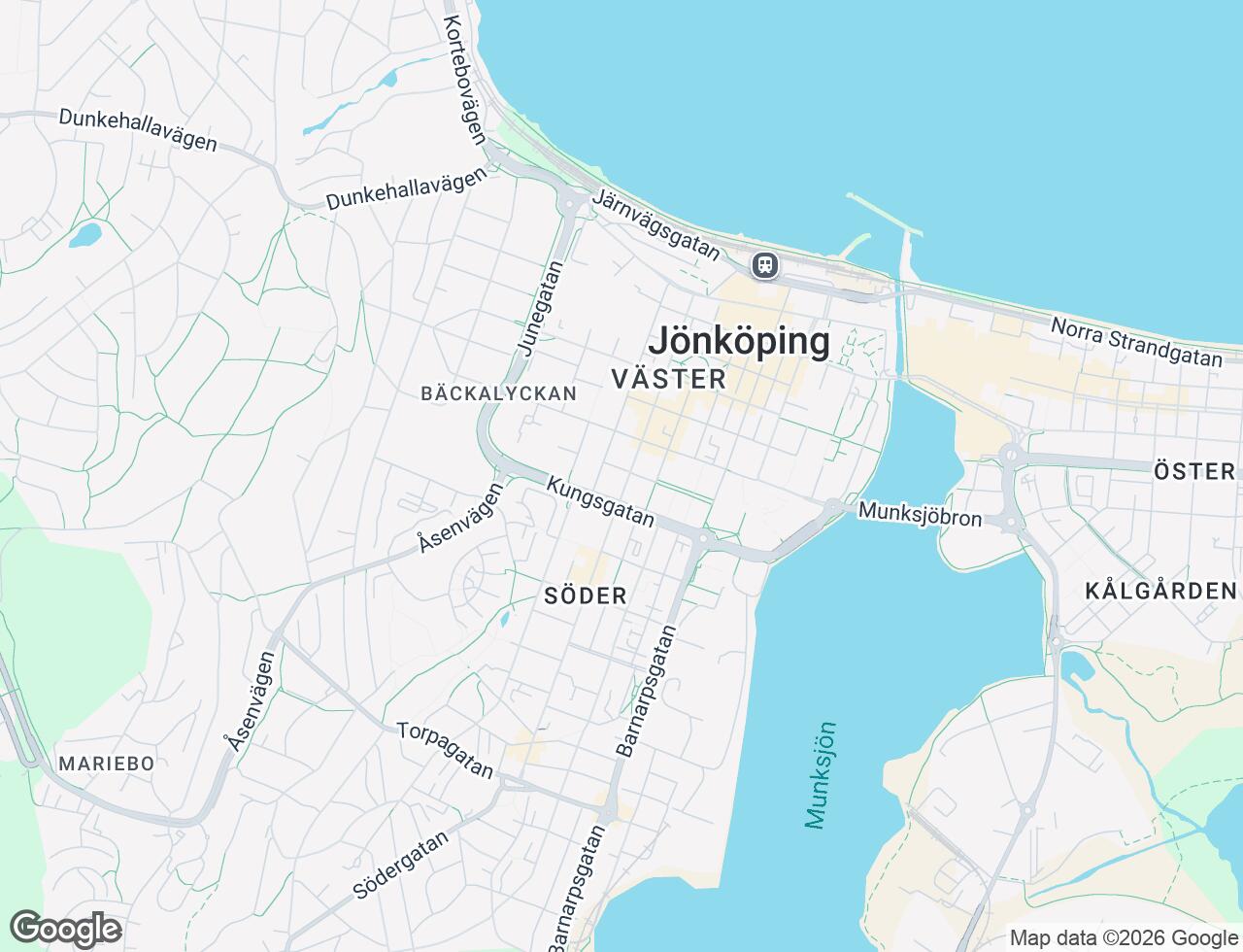 Karta över Lasarettsgatan 13 i 54 Jönköping