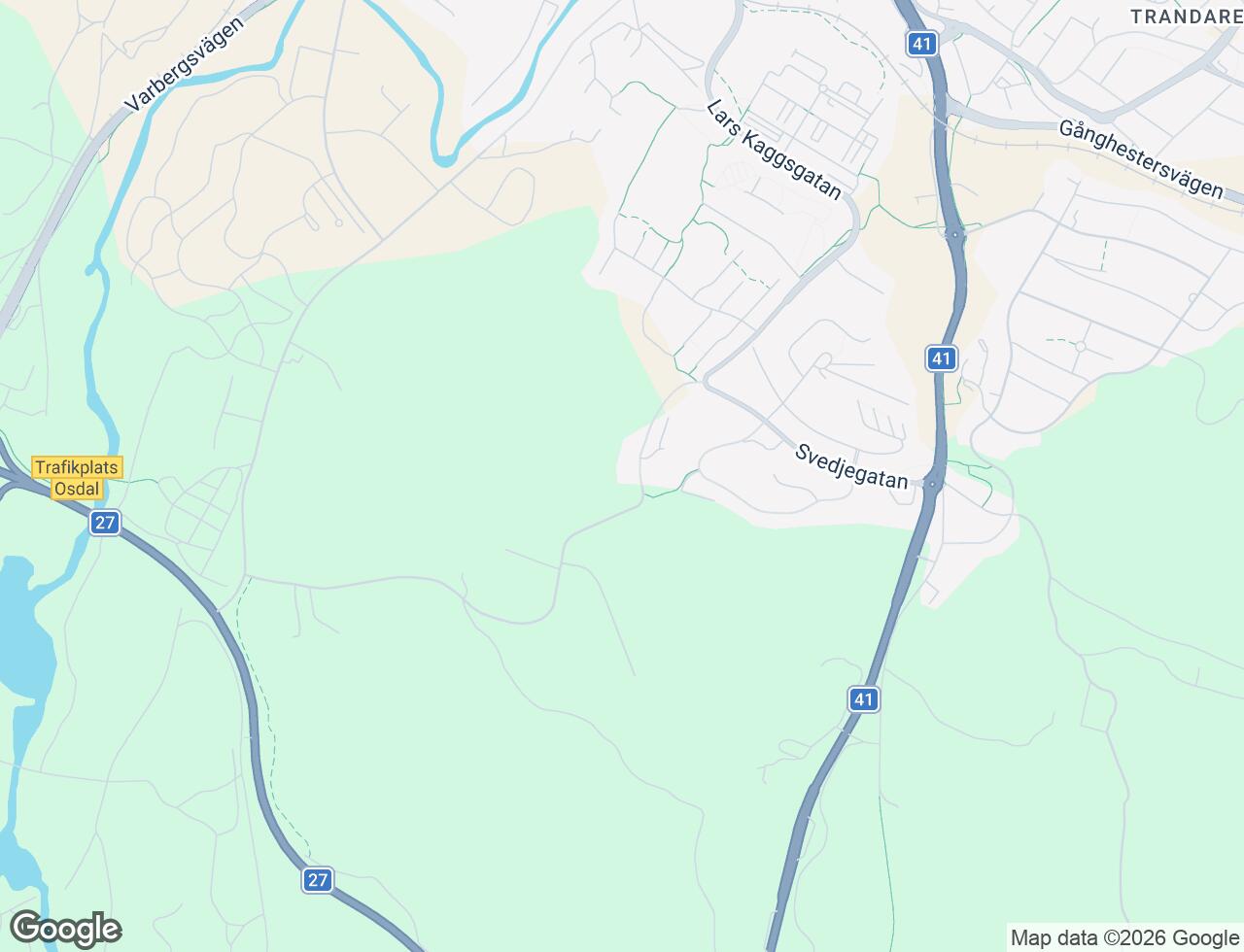 Karta över Skjutbanegatan 31 i 41 Borås