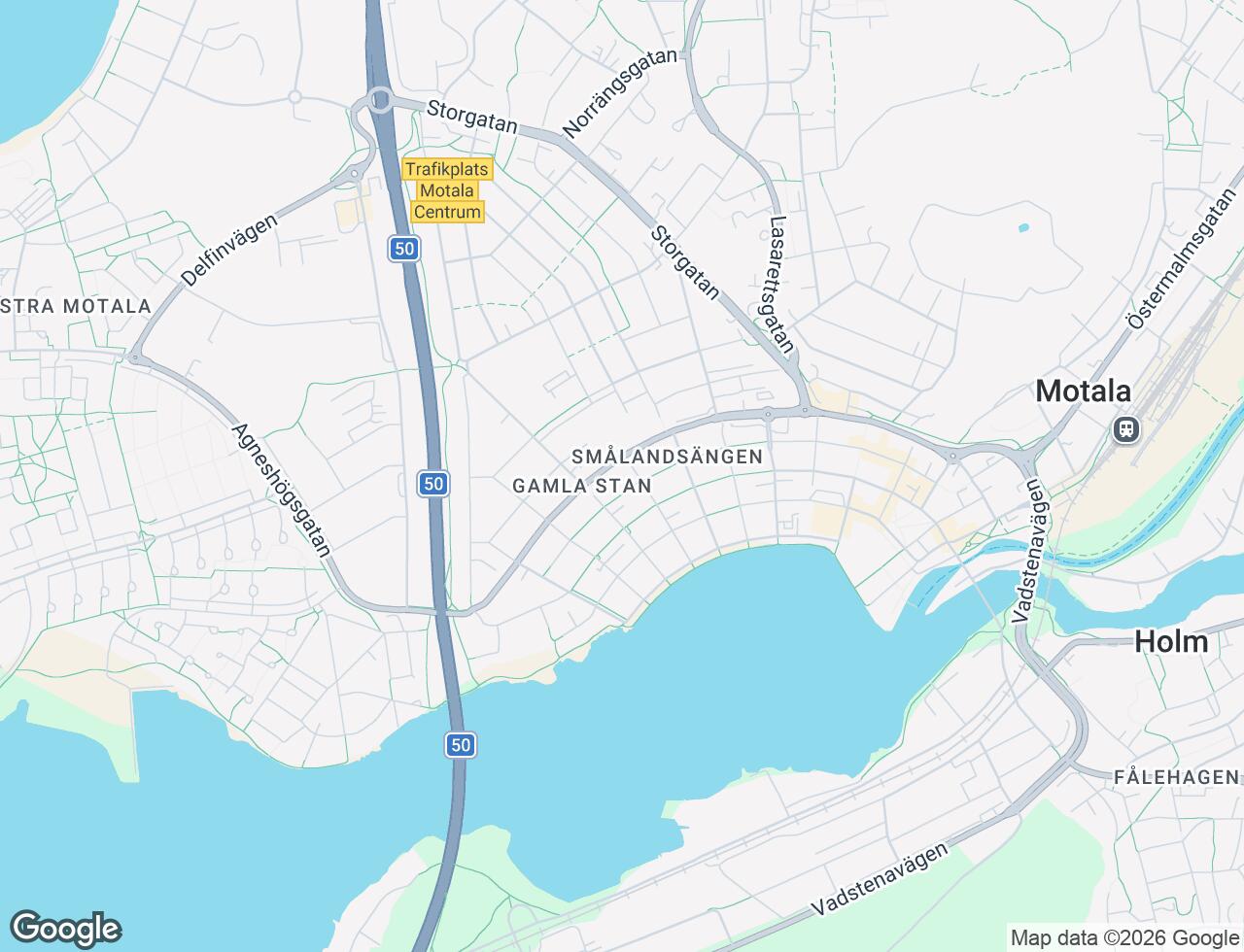 Karta över Timmermansgatan 9 i 27 Motala