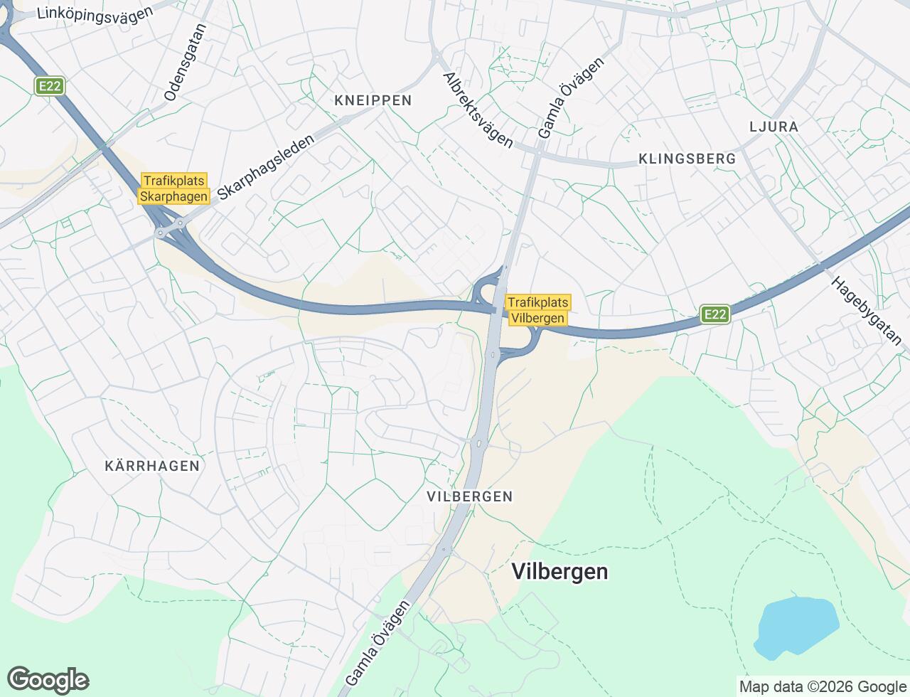 Karta över Vilbergsgatan 24 i 87 Norrköping