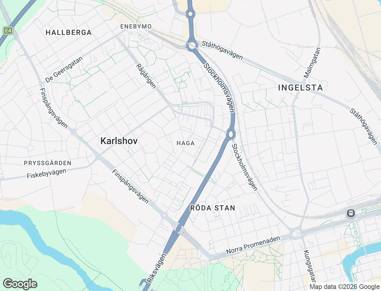 Karta över Brunnegatan 3D i 14 Norrköping