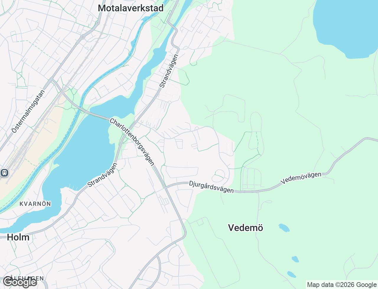 Karta över Lustigkullevägen 38A i 47 Motala