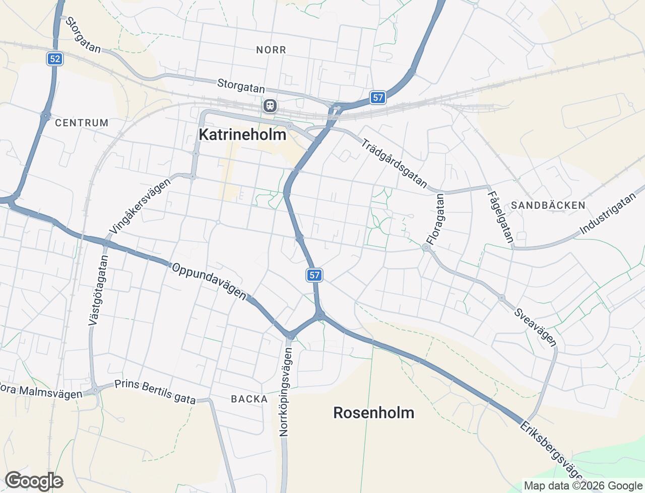 Karta över Linnévägen 32B i 32 Katrineholm