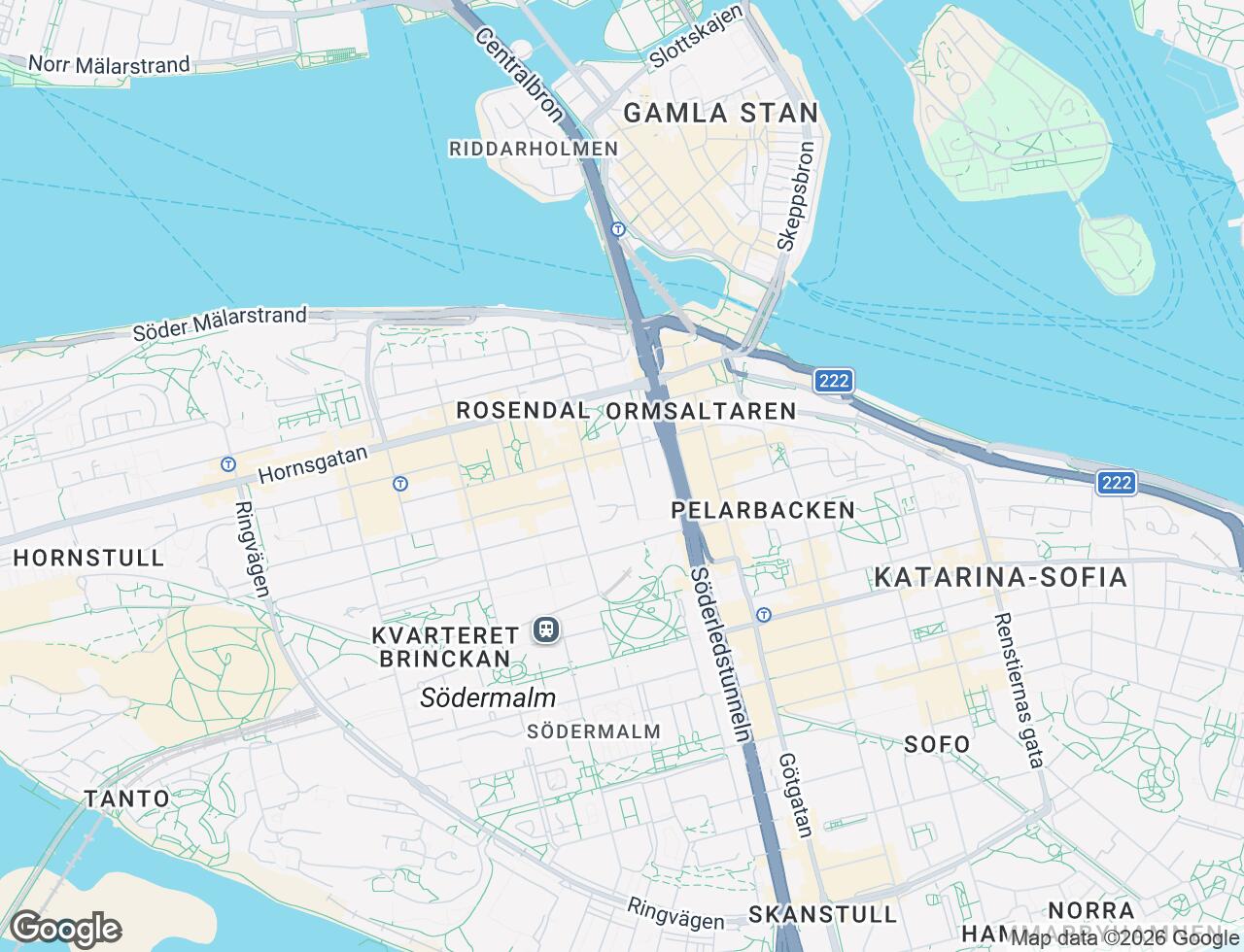 Karta över Kvarngatan 10 i 47 Stockholm